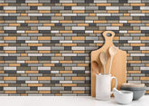 Long Stripe Peel and Stick Backsplash self Adhesive Tiles for Home Décor
